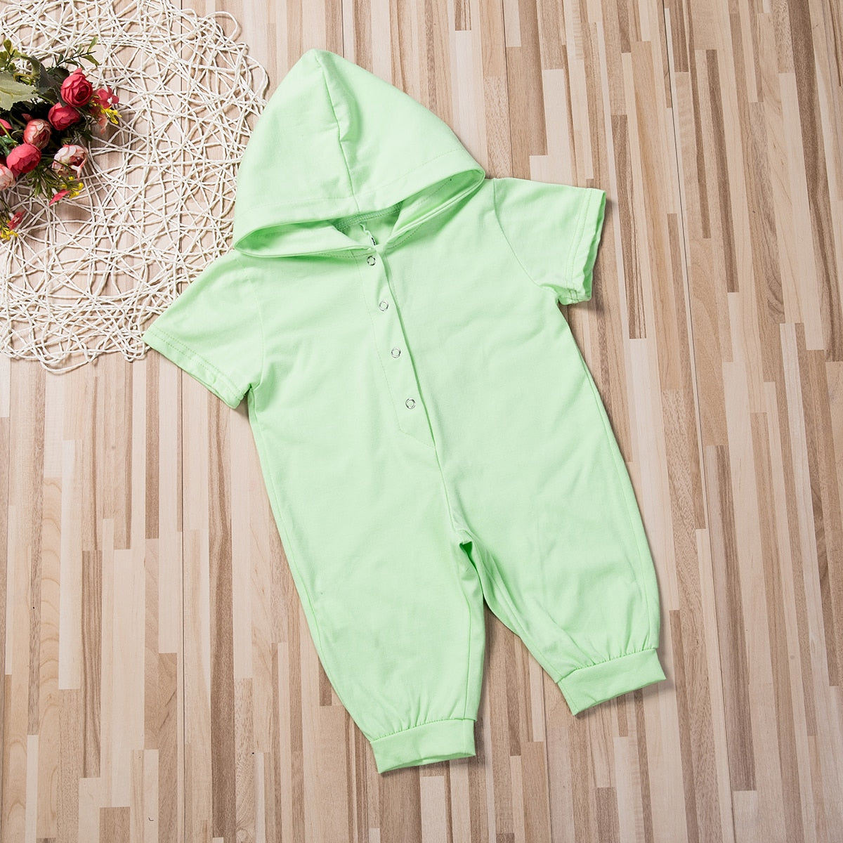 Citgeett Summer 6 Colors Dinosaur Romper Newborn Infant Baby Boys Girls Jumpsuit Cute Zipper Summer Clothes Hooded Outfits