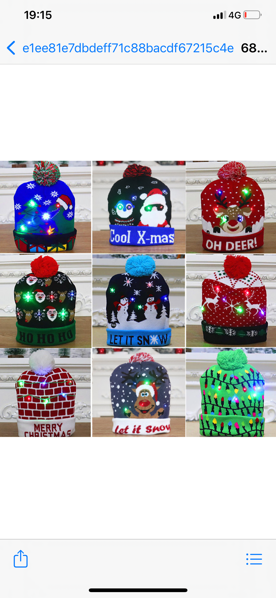 Christmas LED Hat