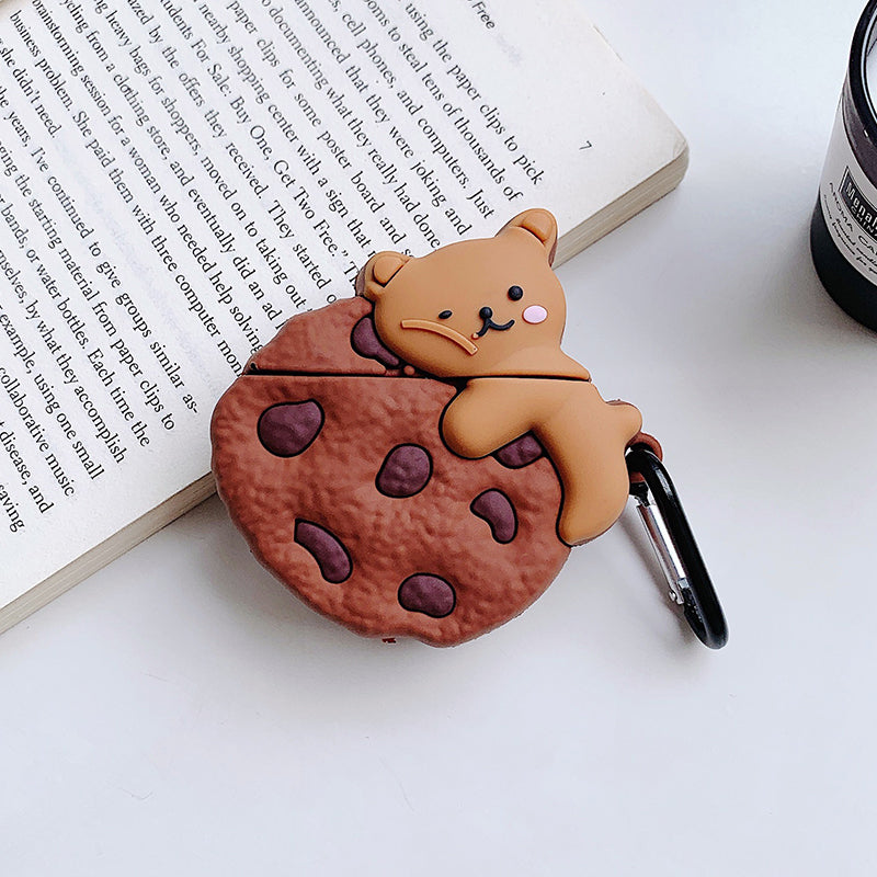 Cute Cookie Bear AirPod Pro case