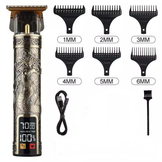 Hair Clippers Trimmer USB LCD machine
